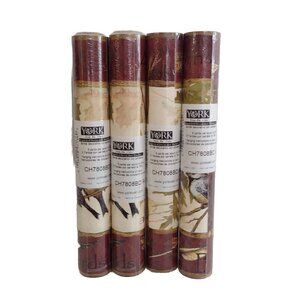 4 York Prepasted Wallpaper Border 5 Yds Chickadee Acorn Leaves CH7908BD R-01